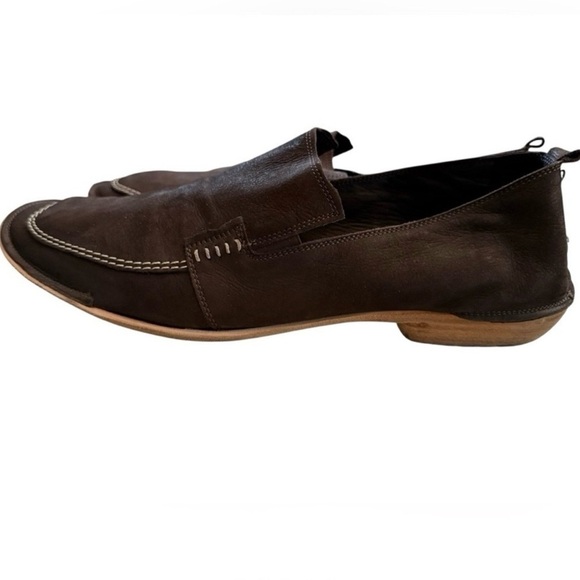Aketohn Italian Leather Vero Cuoio Slip-On Loafers Moc Stitch Men’s 44.5 (US 11)